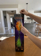 Animated Halloween Witch Broom — Glowing LED, Spooky Sounds & Dancing Motion